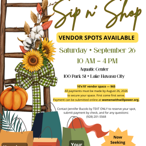 Sip n' Shop Vendor Space